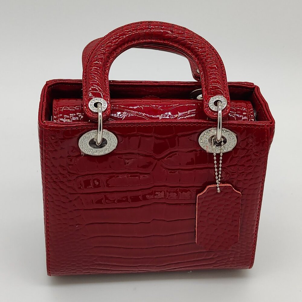 Croco mini bag chic